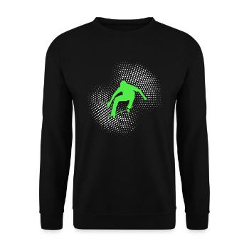 Skateboarding - Unisex Pullover - Schwarz - Vorne - Alina (178cm) & Michal (187cm)