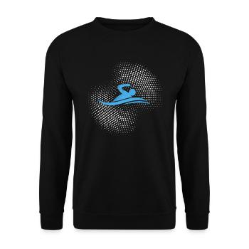 Nager - Sweat-shirt Unisexe - noir - Devant - Alina (178cm) & Michal (187cm)