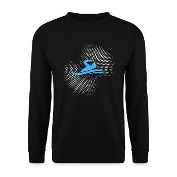 Nager - Sweat-shirt Unisexe - noir - Devant - Alina (178cm) & Michal (187cm)