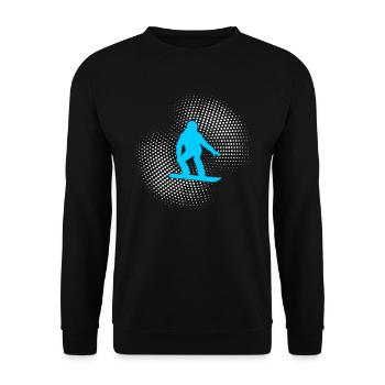 Snowboarding - Unisex Pullover - Schwarz - Vorne - Alina (178cm) & Michal (187cm)
