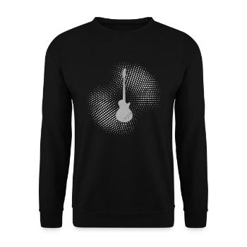 e Guitare Rock - Sweat-shirt Unisexe - noir - Devant - Alina (178cm) & Michal (187cm)