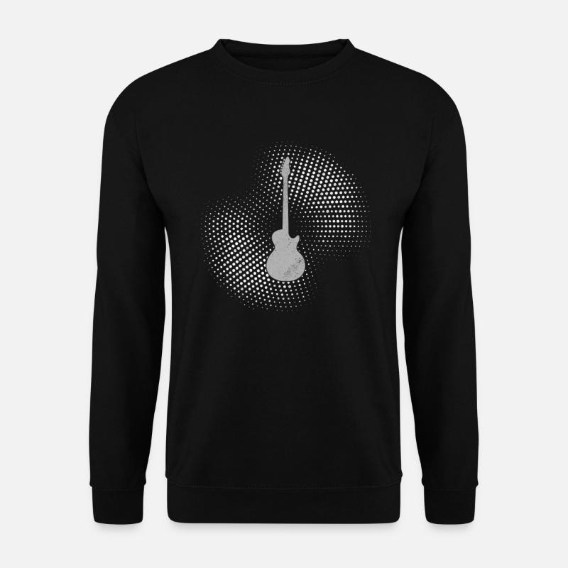 e Gitarre Rock - Unisex Pullover - Schwarz