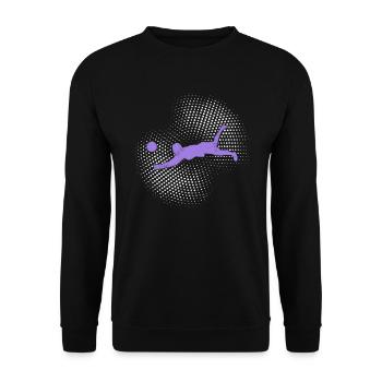 Volley-ball - Sweat-shirt Unisexe - noir - Devant - Alina (178cm) & Michal (187cm)