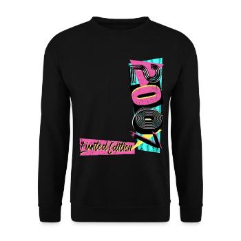 Limited Edition 2007 Year 2007 80s 90s - Unisex Sweatshirt - black - Front - Alina (178cm) & Michal (187cm)