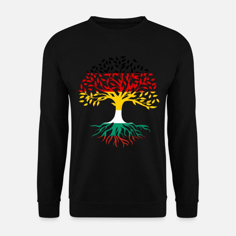 Roots Tree Germany Bulgaria - Unisex Sweatshirt - black