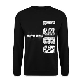 Limited Edition 1969 Year of Birth 1969 Gift - Unisex Sweatshirt - black - Front - Alina (178cm) & Michal (187cm)