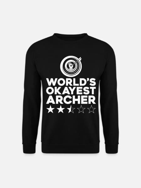 Archery Bow Archer Target World's - Unisex Pullover - Schwarz