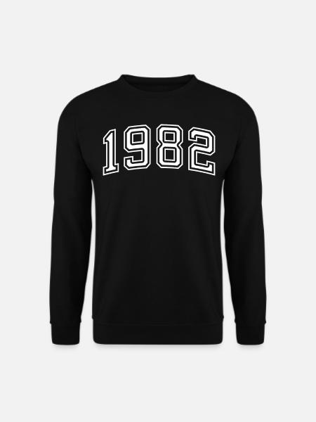 1982 - Sweat-shirt Unisexe - noir