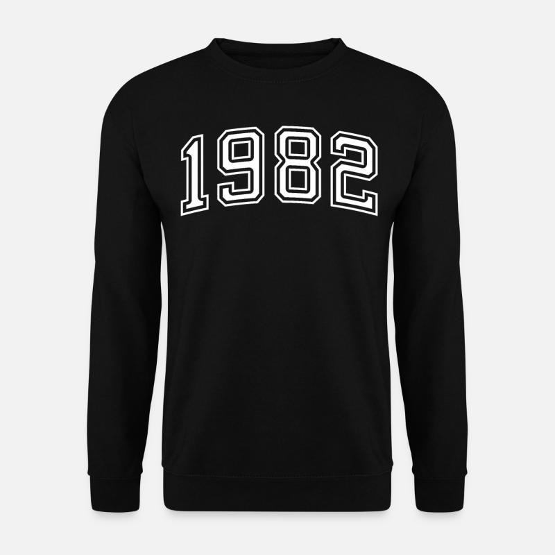 1982 - Sweat-shirt Unisexe - noir
