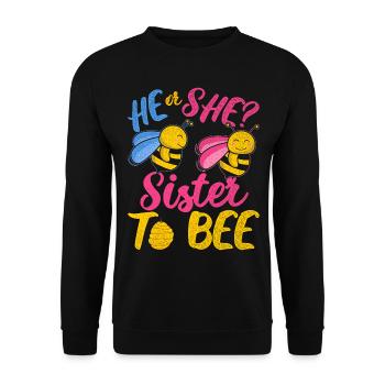 Vintage I nivelé à Big Brother - Sweat-shirt Unisexe - noir - Devant - Alina (178cm) & Michal (187cm)
