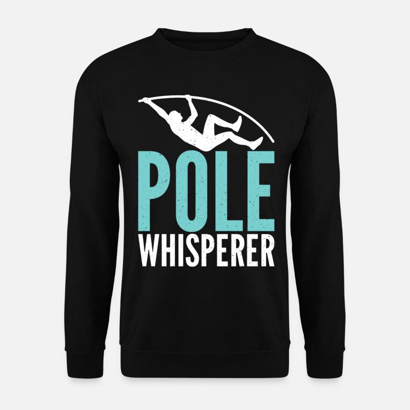 Stabhochspringer Für Stabspringen - Unisex Pullover - Schwarz