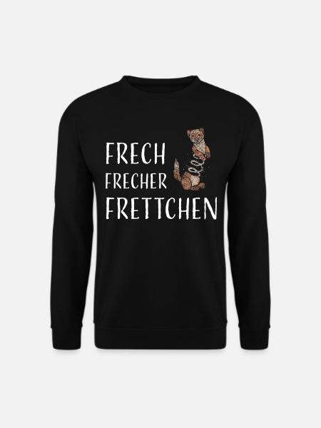 Frettchenliebhaber Frettchenbesitzer - Unisex Pullover - Schwarz