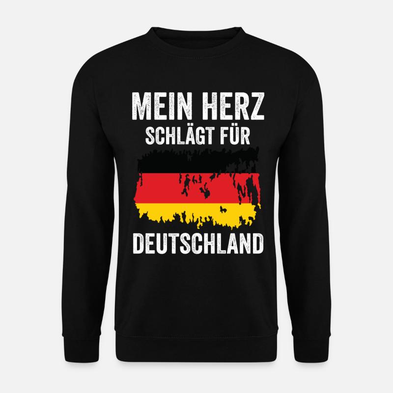 Urlaub Deutscher Deutschland - Unisex Pullover - Schwarz