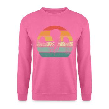 Rétro Méduses Coucher de soleil Méduses Amateurs - Sweat-shirt Unisexe - rose - Devant