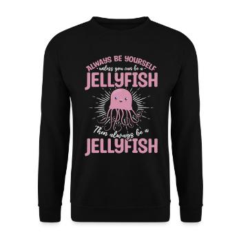 Soyez toujours vous-même à moins que vous ne le puissiez - Sweat-shirt Unisexe - noir - Devant - Alina (178cm) & Michal (187cm)