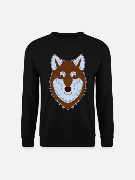 Siberian Husky - Unisex Pullover - Schwarz