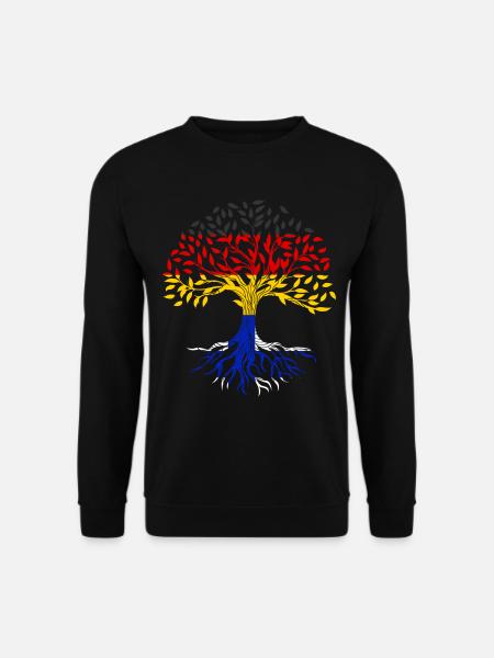 Roots Tree Germany Finland - Unisex Sweatshirt - black
