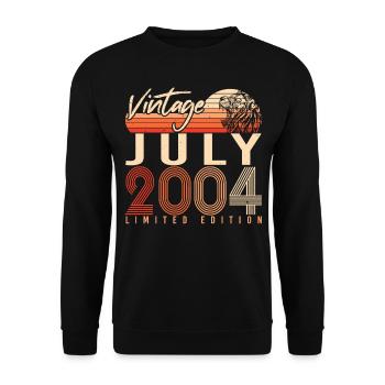 July 2004 Finally 18. - Unisex Sweatshirt - black - Front - Alina (178cm) & Michal (187cm)