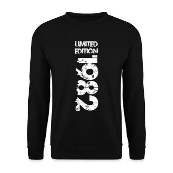 Édition limitée 1982 - Sweat-shirt Unisexe - noir - Devant - Alina (178cm) & Michal (187cm)