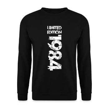 Limited Edition 1984 - Unisex Sweatshirt - black - Front - Alina (178cm) & Michal (187cm)