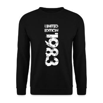 Limited Edition 1983 - Unisex Sweatshirt - black - Front - Alina (178cm) & Michal (187cm)