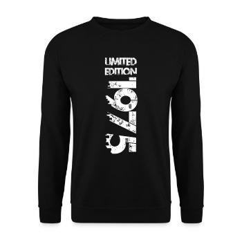 Édition limitée 1975 - Sweat-shirt Unisexe - noir - Devant - Alina (178cm) & Michal (187cm)