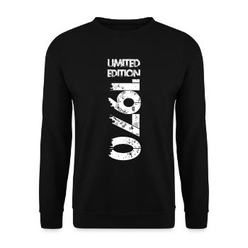 Limited Edition 1970 - Unisex Pullover - Schwarz - Vorne - Alina (178cm) & Michal (187cm)