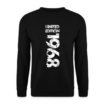 Limited Edition 1968 - Unisex Sweatshirt - black - Front - Alina (178cm) & Michal (187cm)