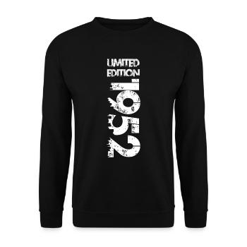 Limited Edition 1952 - Unisex Pullover - Schwarz - Vorne - Alina (178cm) & Michal (187cm)