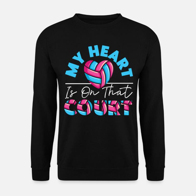 Volleyball Player Team Mom Mother - Unisex Pullover - Schwarz