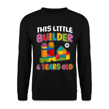Module de serrage de 6 ans - Sweat-shirt Unisexe - noir - Devant - Alina (178cm) & Michal (187cm)