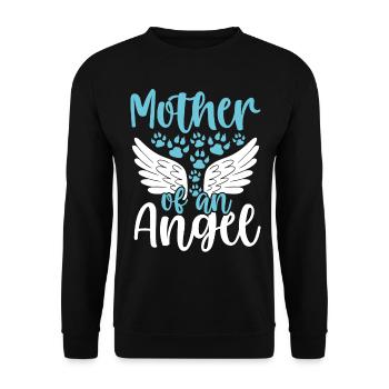 Cat Lover Condolences Cat Remembrance Loss of Cat - Unisex Pullover - Schwarz - Vorne - Alina (178cm) & Michal (187cm)