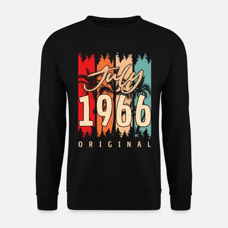Retro 1966 in July - Unisex Sweatshirt - black