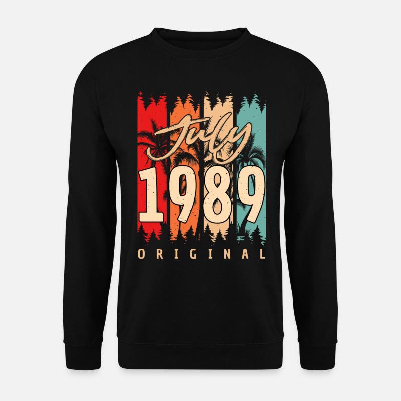Juillet 1989 Idée cadeau - Sweat-shirt Unisexe - noir
