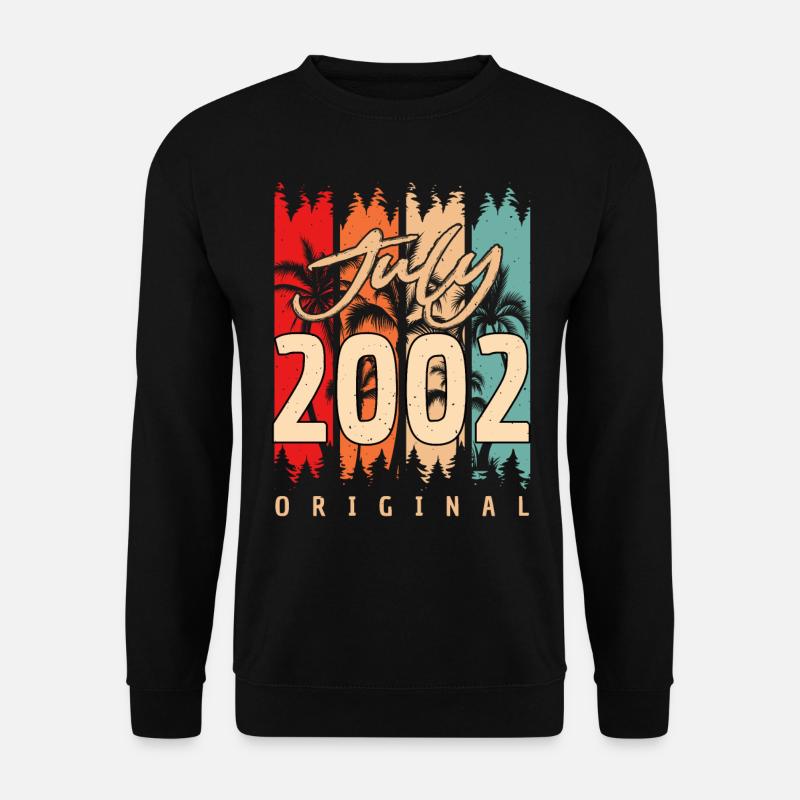 20 years in July 2002 - Unisex Sweatshirt - black
