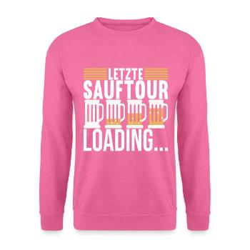 Junggesellenabschied Bräutigam Poltern - Unisex Pullover - Pink - Vorne