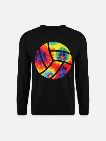Volleyball Player Team Tie Dye - Unisex Pullover - Schwarz