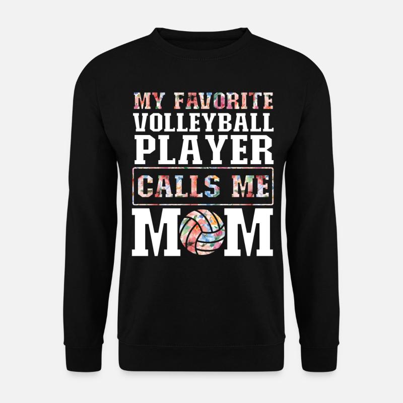 Volleyball Player Team Mom Mother - Unisex Sweatshirt - black