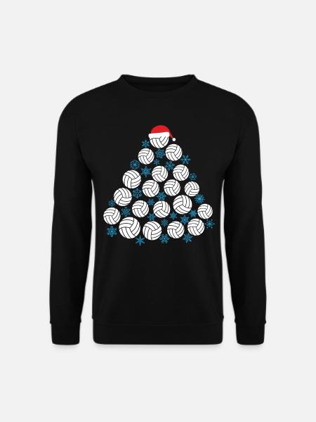 Volleyball Player Team Christmas - Unisex Pullover - Schwarz