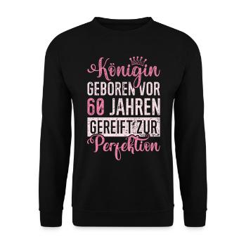 Vintage Wenn Das Shirt Noch Sauber Ist Werkstatt - Unisex Pullover - Schwarz - Vorne - Alina (178cm) & Michal (187cm)