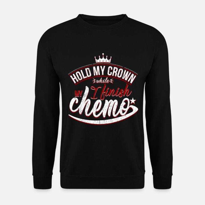 chemo, chemotherapy - Unisex Sweatshirt - black