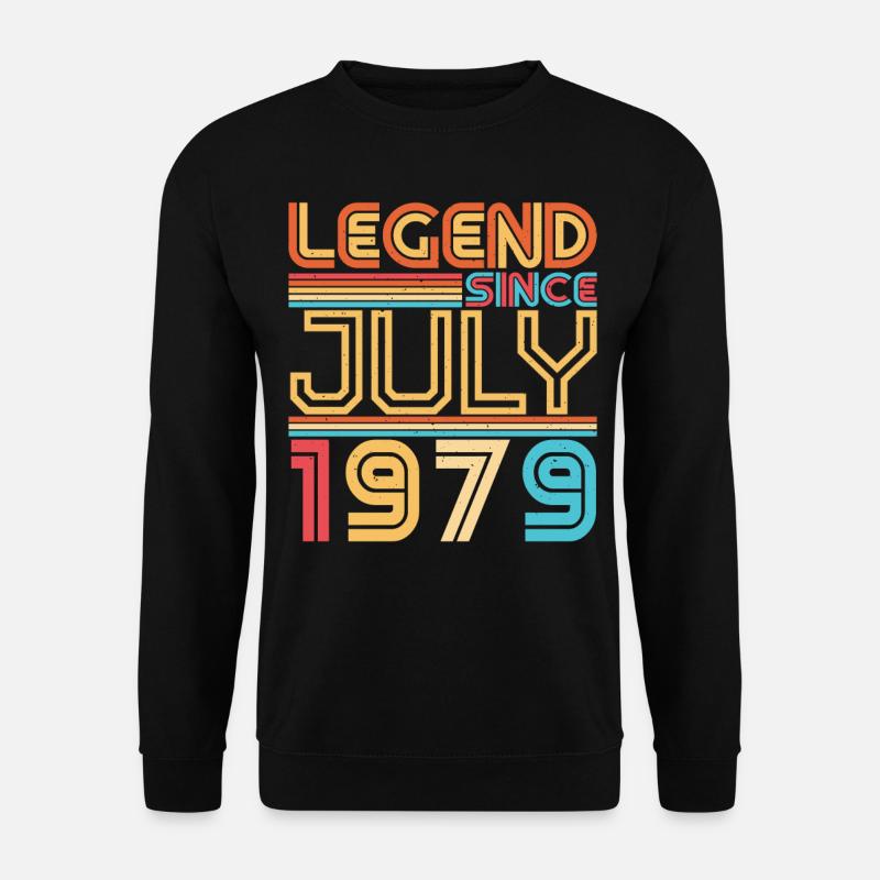 Geboren Im Juli 1979 - Unisex Pullover - Schwarz