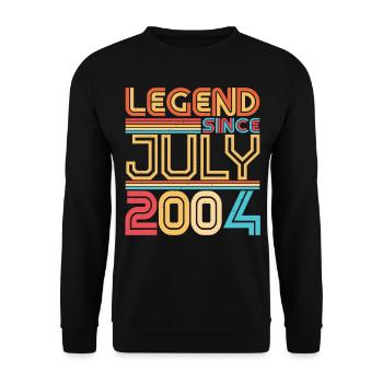 Juillet 2004 Enfin 18. - Sweat-shirt Unisexe - noir - Devant - Alina (178cm) & Michal (187cm)