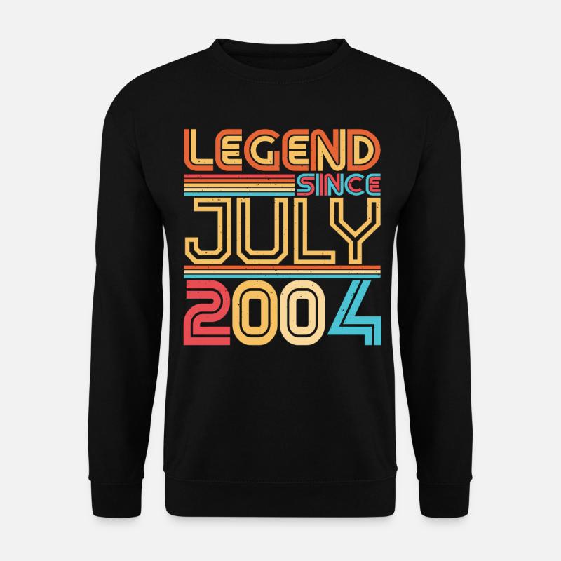 July 2004 Finally 18. - Unisex Sweatshirt - black