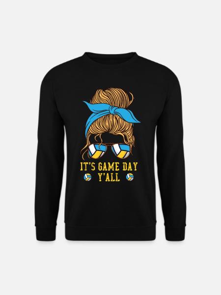 Joueuse de volleyball Équipe Fille - Sweat-shirt Unisexe - noir