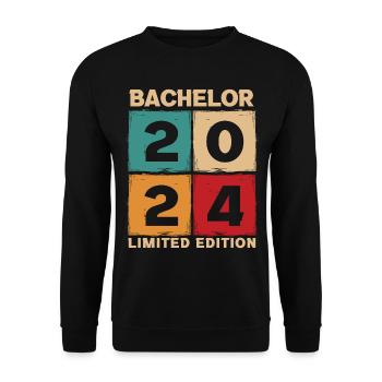 Bachelor 2024 Limited Edition - Unisex Pullover - Schwarz - Vorne - Alina (178cm) & Michal (187cm)