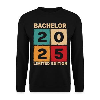 Bachelor 2025 Limited Edition - Unisex Pullover - Schwarz - Vorne - Alina (178cm) & Michal (187cm)