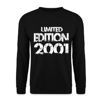 Limited Edition 2001 - Unisex Pullover - Schwarz - Vorne - Alina (178cm) & Michal (187cm)
