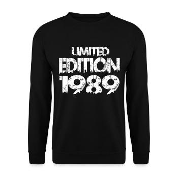 Édition limitée 1989 - Sweat-shirt Unisexe - noir - Devant - Alina (178cm) & Michal (187cm)