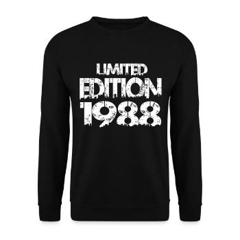 Édition limitée 1988 - Sweat-shirt Unisexe - noir - Devant - Alina (178cm) & Michal (187cm)